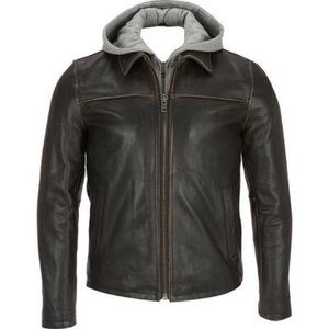 Black Rivet Leather Jacket